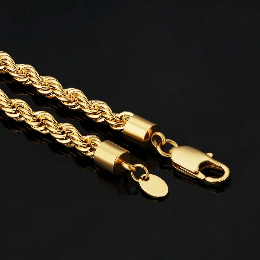6mm Rope Chains Stainless Steel - Picture 5 of 6